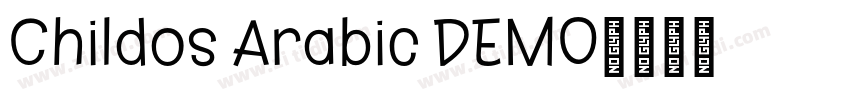 Childos Arabic DEMO字体转换